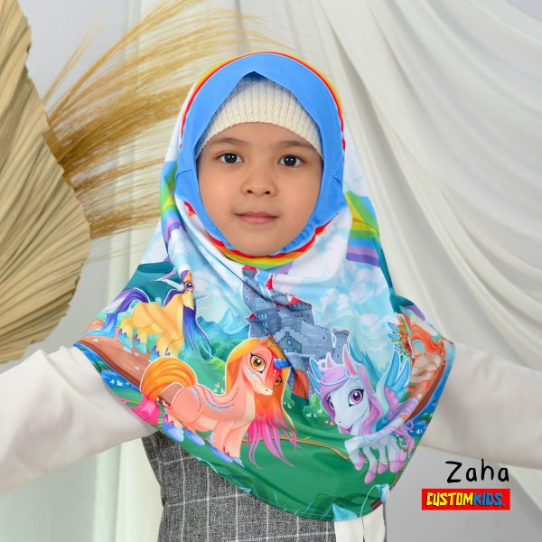 Hijab Instan Serut Anak